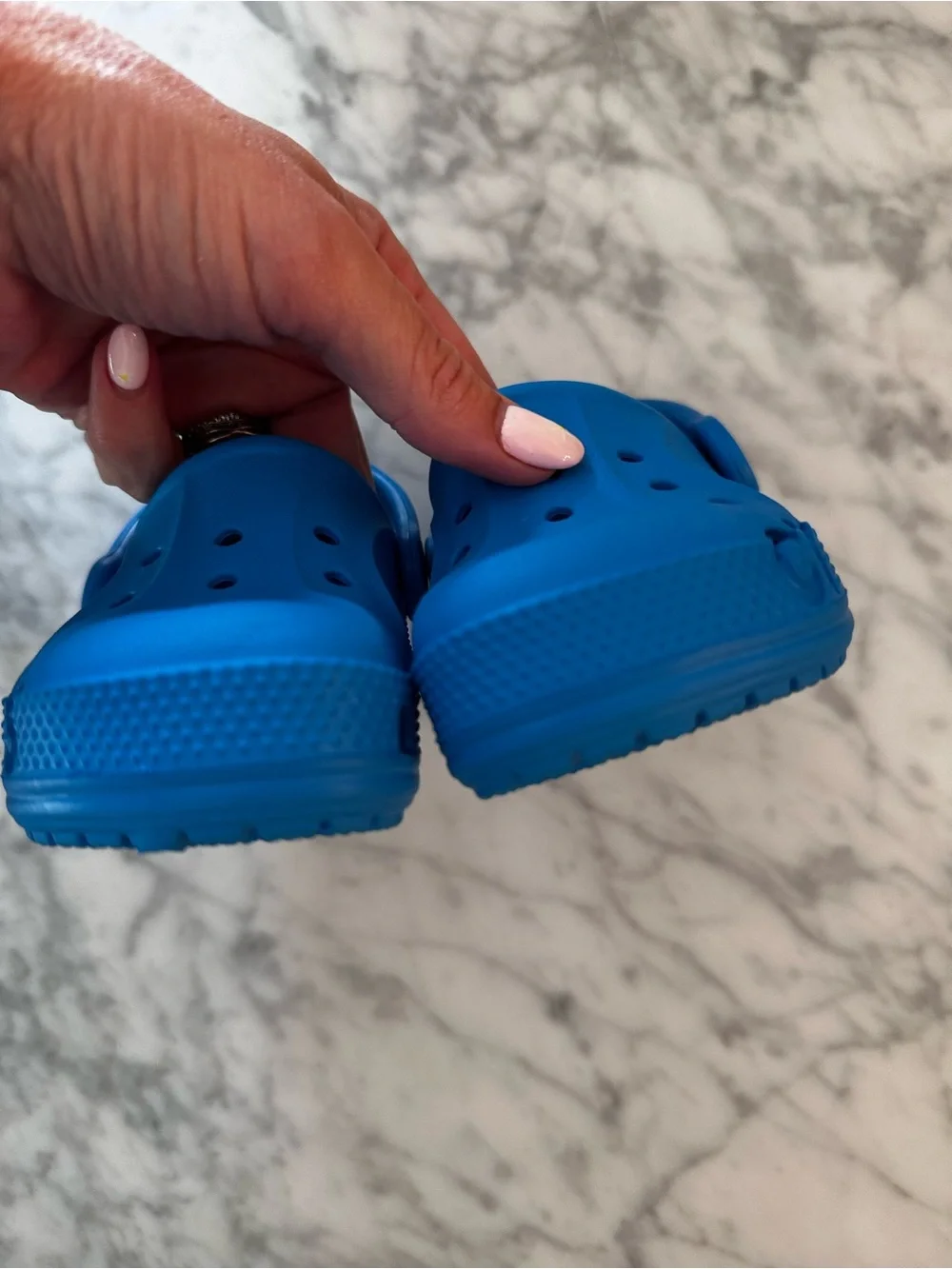 Baby/toddler Blue Crocs Clog Sandals Croc Style Comfort size C6